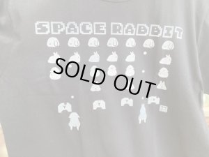 画像1: ウサロック：Tシャツ（SPACE RABBIT)黒