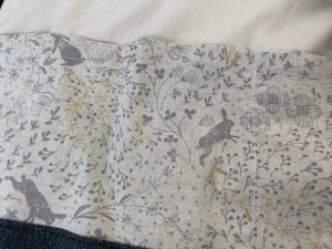 画像2: GVキャリーカバーバッグ（野の花とうさぎ）