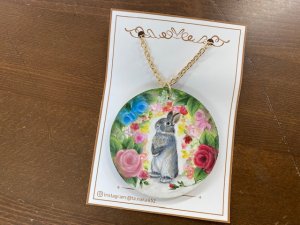 画像2: Sora.mimiバッグチャーム・お花のトンネル（小・ミニレッキスオパール）