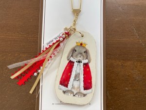 画像2: Sora.mimiキーホルダー（王様・クリーム垂れ耳）