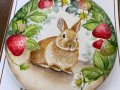 Sora.mimiバッグチャーム・いちごの森(オレンジ）