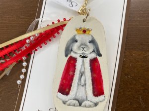 画像1: Sora.mimiキーホルダー（王様・ブロークンブルー垂れ耳）